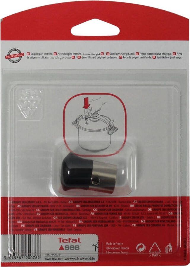 Tefal stoomventiel voor alle snelkookpannen