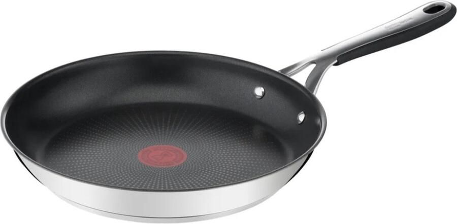 Tefal Jamie Oliver Kitchen Essentials Koekenpan Ø28cm Inductie RVS Siliconen Handgreep