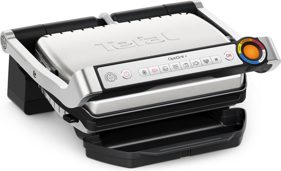 Tefal OptiGrill+ GC717D Intelligente Contactgrill 2000W RVS