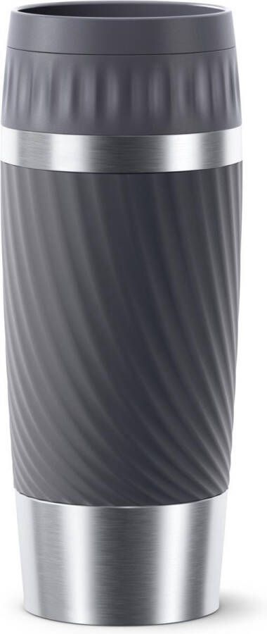 Tefal Travel Mug Easy Twist Thermosfles Antraciet 0 36 liter