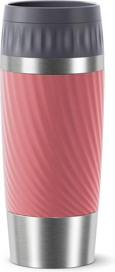 Tefal Travel Mug Easy Twist Thermosfles Koraalrood 0 36 liter