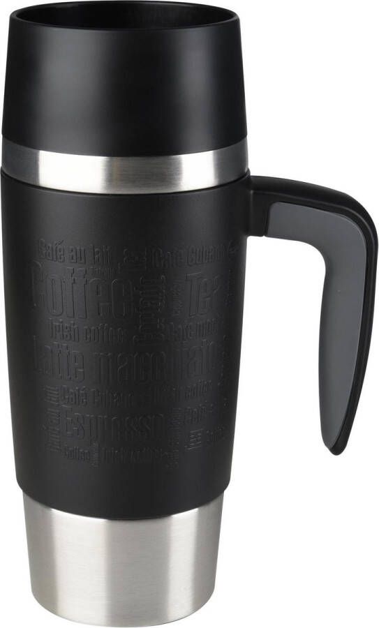 Tefal Travel Mug Thermobeker 360 ml Incl. Handvat RVS Zwart