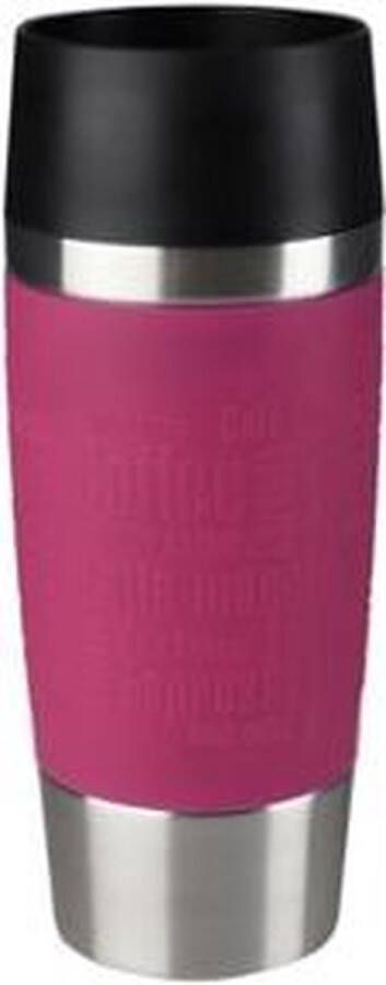 Tefal Travel Mug Thermosfles 360 ml RVS Raspberry
