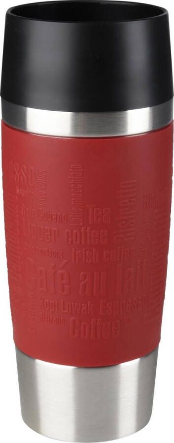 Tefal Travel Mug Thermosfles 360 ml RVS Rood