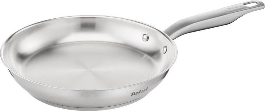 Tefal E49204 Koekenpan 24 cm (zonder coating) Pan Zilver