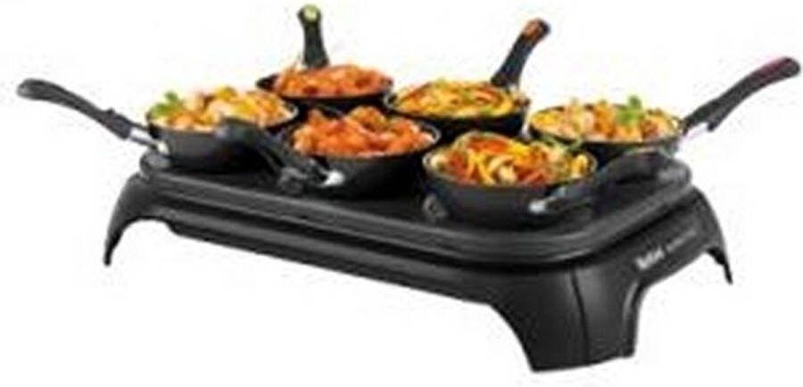 Tefal Wokparty Duo PY5828 Gourmetstel 6 personen