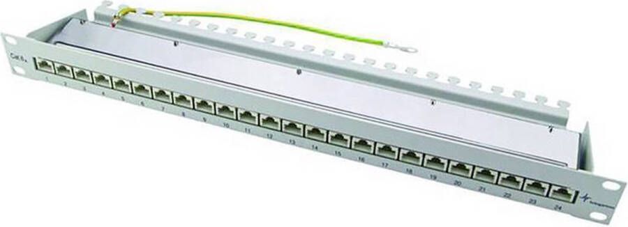 Telegärtner J02023A0051 24 poorten Netwerk patch panel CAT 6A 1 U Wit