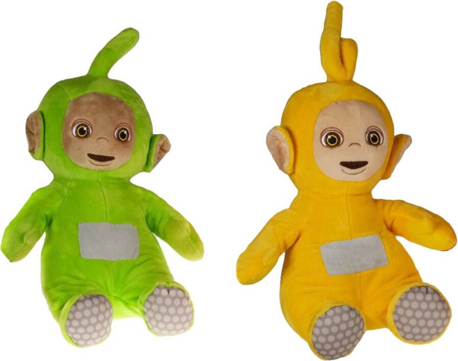 Merkloos Pluche Teletubbies speelgoed set knuffel Laa en Dipsey 30 cm Knuffelpop