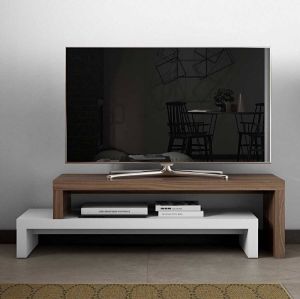 TemaHome TV Meubel Tv-meubel Cliff 125cm Wit; Bruin