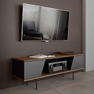 TemaHome TV Meubel Tv-meubel Pixie 140cm Bruin; Zwart