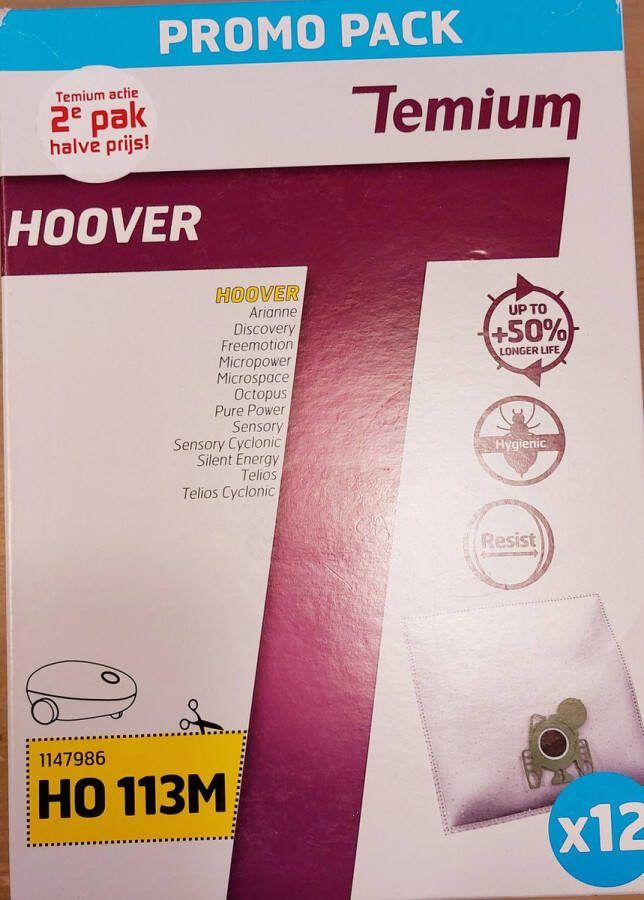 Temium Hoover Stofzuigerzak