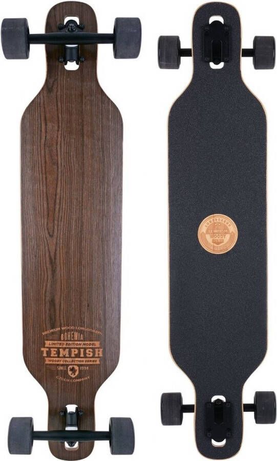 Tempish Longboard Bohemia 96 X 21 Cm Zwart bruin