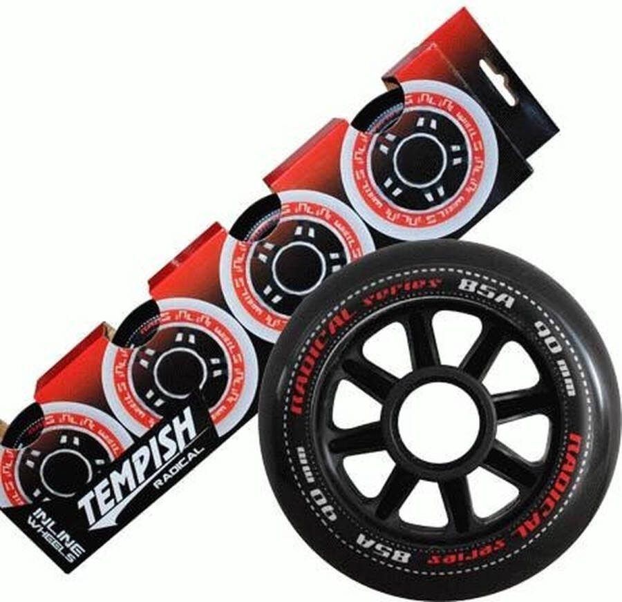 Tempish Radical 85a Wielen 4 Stuks 90mm Zwart