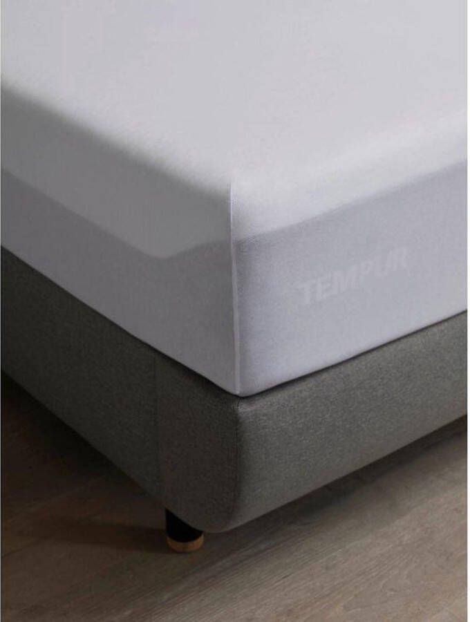 TEMPUR Home by Matrasbeschermer Wit – 100 x 200 x 25 cm – Soft TENCEL™ – Waterdicht Warmte regulerend – Antimijtbescherming