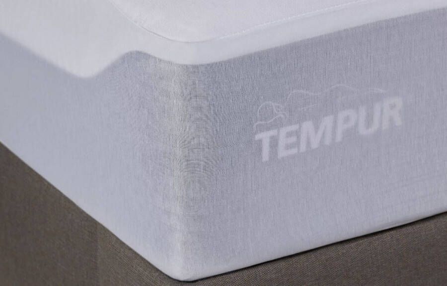 TEMPUR Home by Matrasbeschermer Wit – 90 x 200 x 25 cm – Soft TENCEL™ – Waterdicht Warmte regulerend – Antimijtbescherming