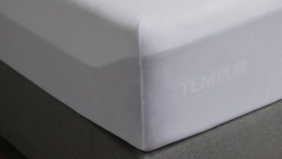TEMPUR Home by Matrasbeschermer Wit – 90 x 210 x 25 cm – Soft TENCEL™ – Waterdicht Warmte regulerend – Antimijtbescherming