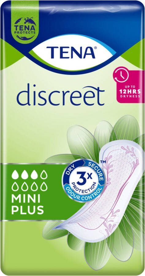 TENA 6x Discreet Mini Plus inlegkruisjes 6x20 stuks