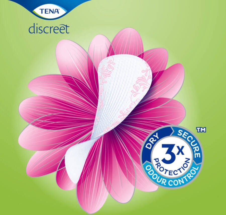 TENA Discreet Ultra Mini Plus inlegkruisjes 2 x 24 stuks voor urineverlies (incontinentie)