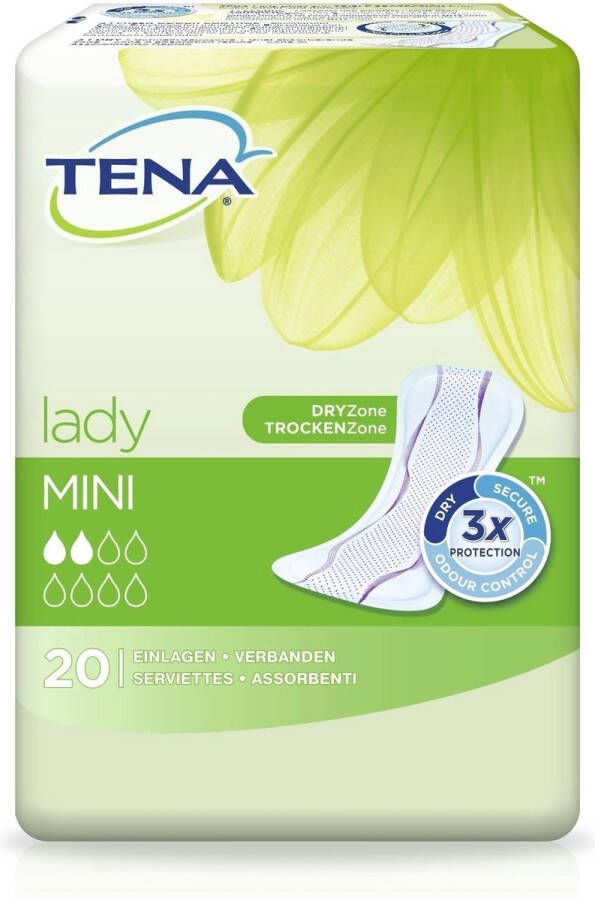 TENA Lady Mini Incontinentie Inlegkruisjes