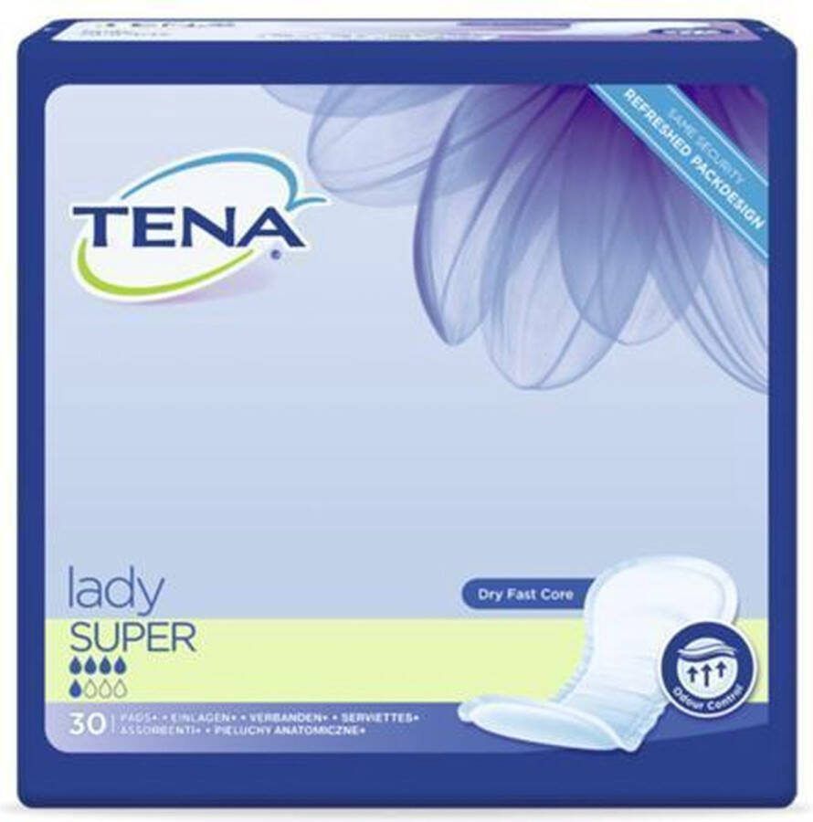 TENA Lady super incontinentie- inlegkruisjes