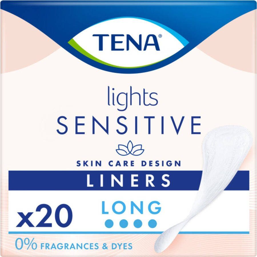 TENA Lights Sensitive Long – Inlegkruisjes voor urineverlies – 120 stuks