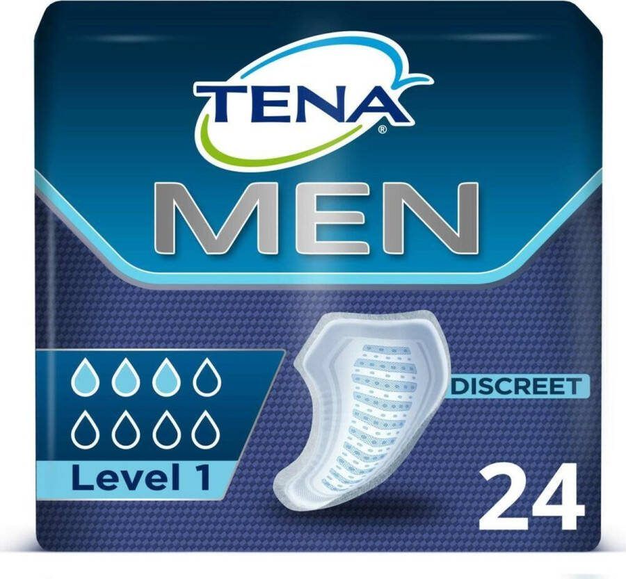 TENA Men Level 1 Incontinentie inlegkruisjes 24 stuks