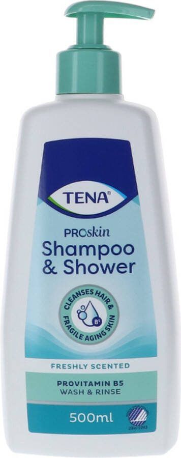 TENA Voordeelverpakking 3 X Proskin Shampoo & Shower 500ml 1st (1207)