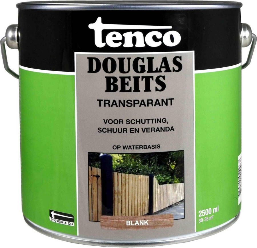 Tenco douglas beits waterbasis transparant blank 2 5 liter