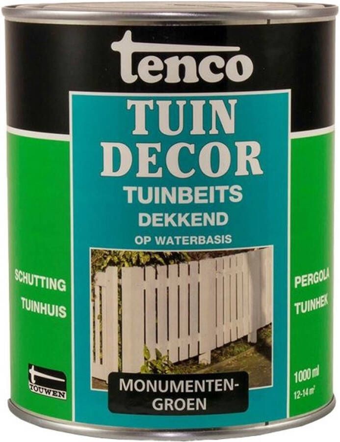 Tenco Tuindecor Buitenbeits Dekkend Monumenten Groen 1l