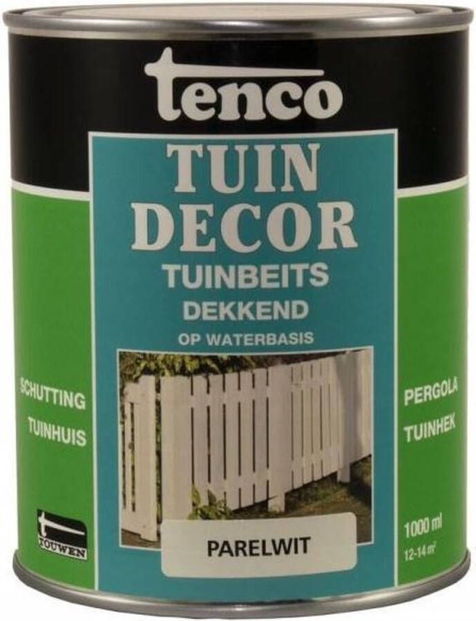 Tenco tuindecor beits dekkend parelwit 1 liter