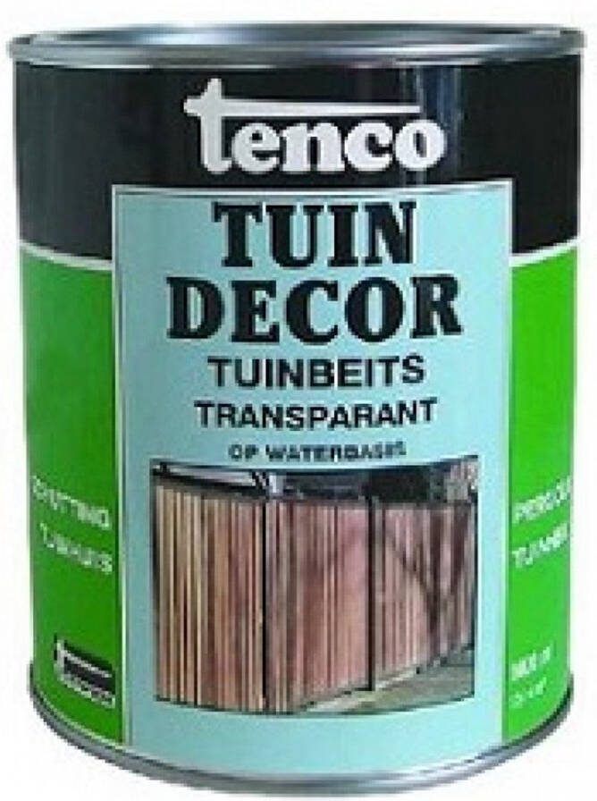 Tenco tuindecor beits transparant groen 2 5 liter
