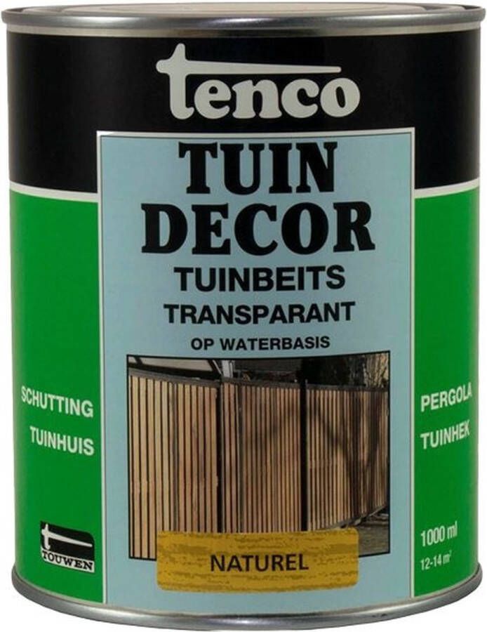 Tenco Tuindecor Transparant Beits Transparant Naturel 1 L