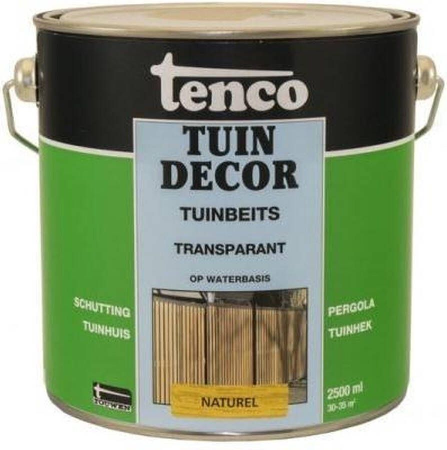 Tenco Tuindecor Transparant Beits Transparant Naturel 2 5 L