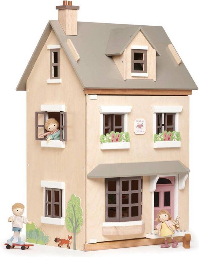 Tender Leaf Toys Houten poppenhuis Villa Foxtail