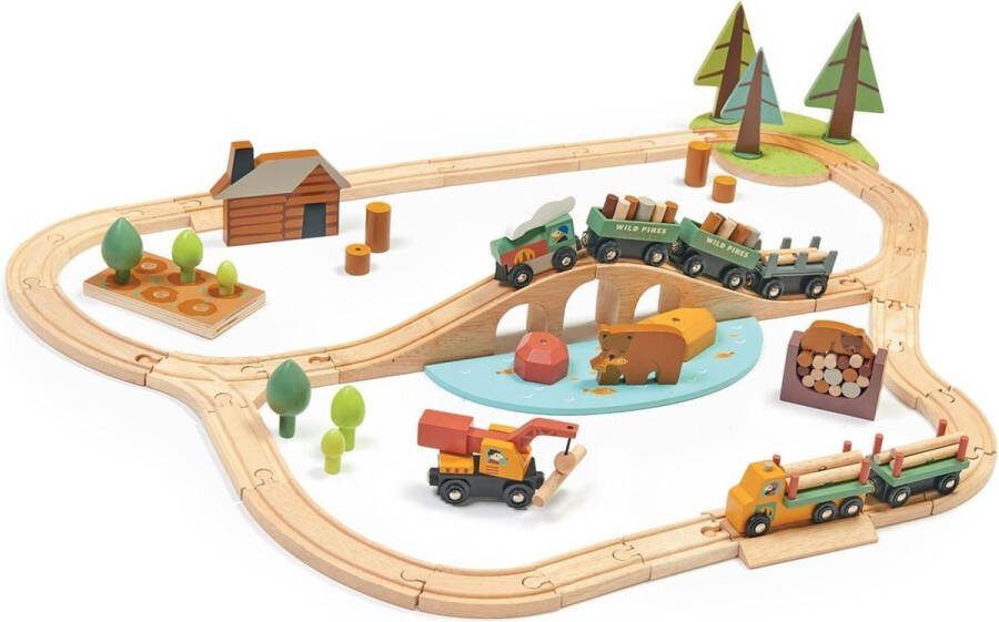 Tenderleaftoys Tender Leaf Toys Houten Treinbaan Wild Pines