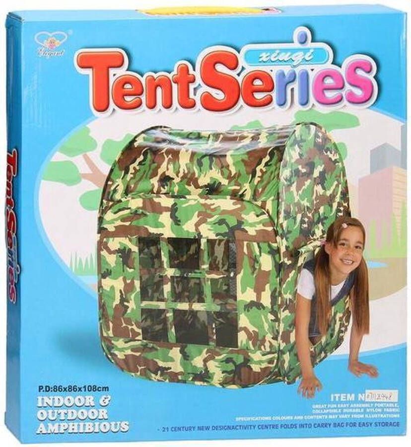 Tent Series Camouflage Speeltent Jongens Speeltent Leger