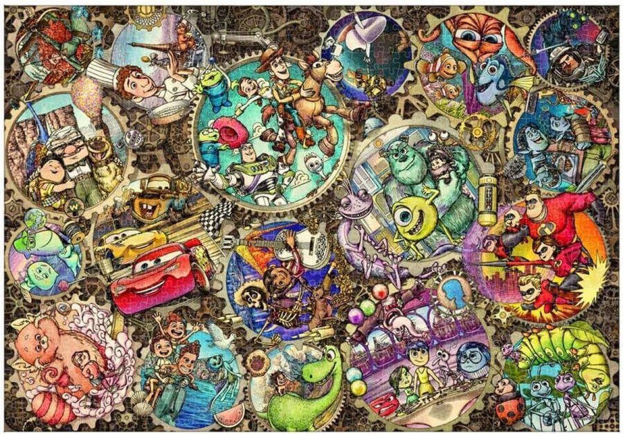 Tenyo Disney legpuzzel Gear world: Pixar characters 1000 stukjes