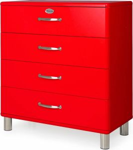 Tenzo – Malibu Ladekast 5124 Rood Retro design