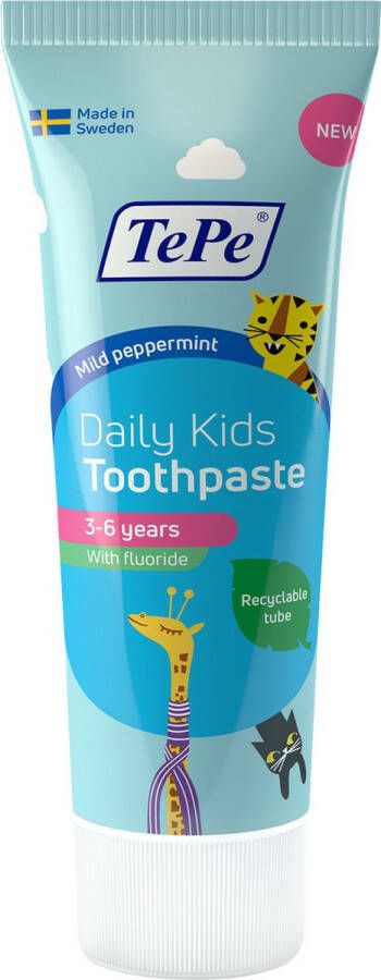 Tepe Daily™ Kindertandpasta – tandpasta kinderen – tandpasta met fluoride 75 ml