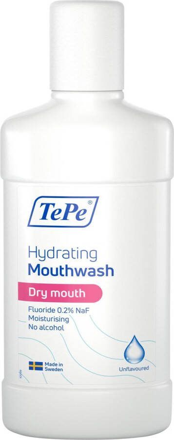 Tepe Hydraterende Mondspoeling voor droge mond Unflavoured – 500 ml