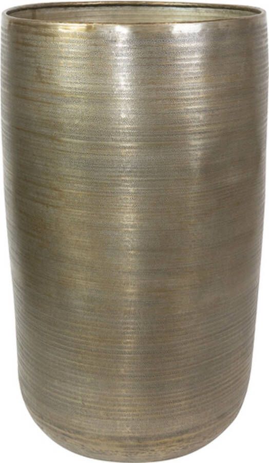 Ter Steege Bloempot Aluminium Goud D 47 cm H 82cm