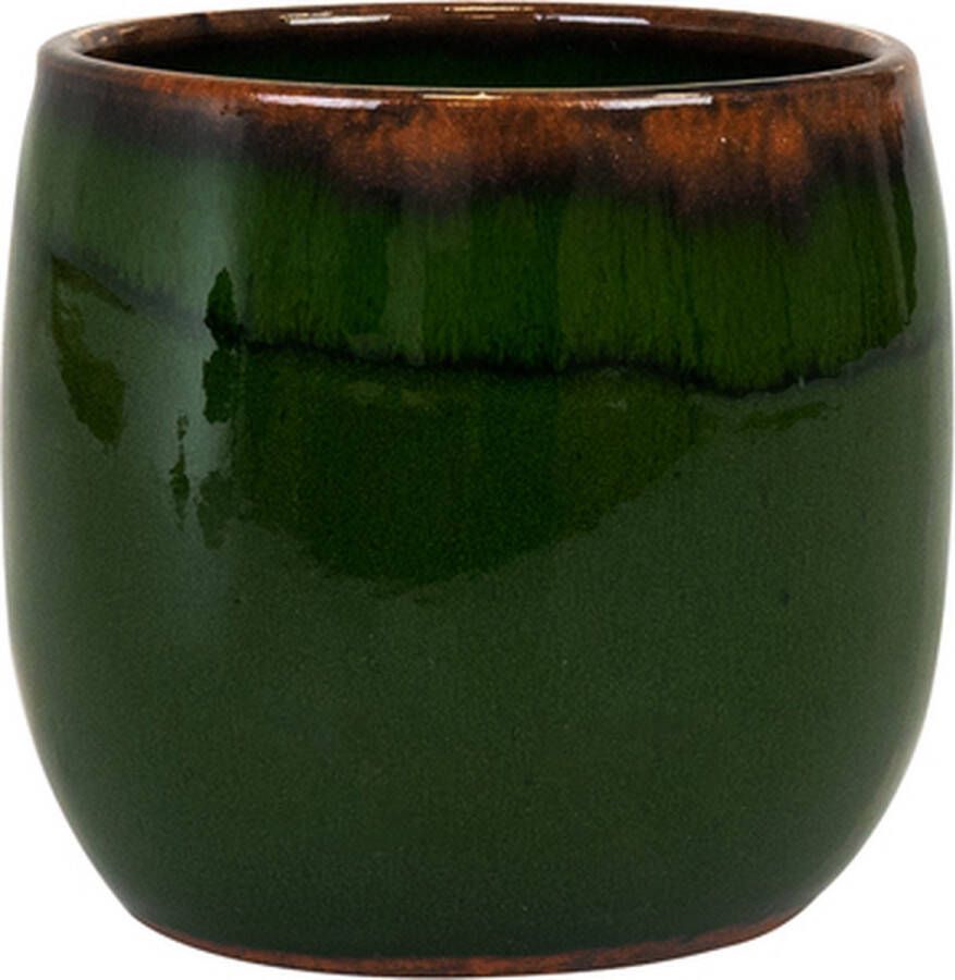 Ter Steege Pot Charlotte green bloempot binnen 19 cm