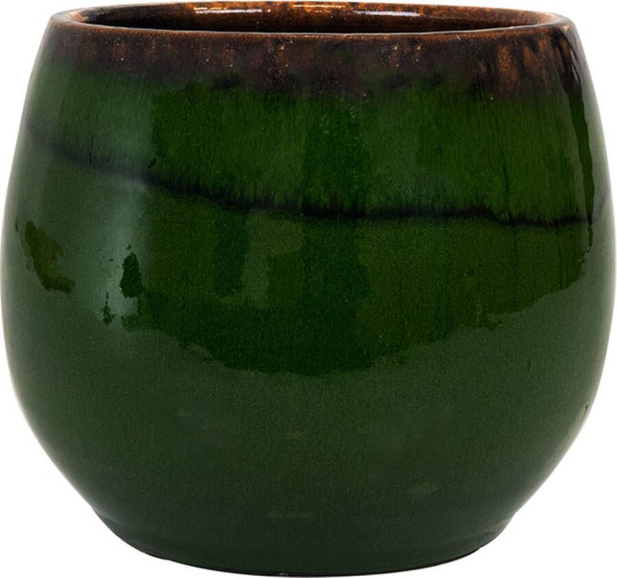 Ter Steege Pot Charlotte green bloempot binnen 29 cm