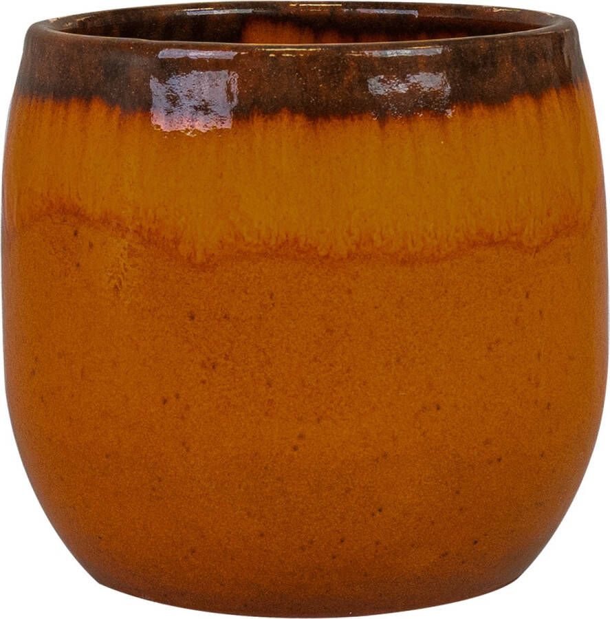 Ter Steege Bloempot Oranje D 19 cm H 16 cm Opening 14.5 cm
