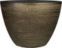 Ter Steege Planter Ryan Shiny Gold 33 cm ovale gouden bloempot voor - Thumbnail 1