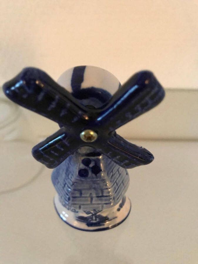 Ter Steege koelkastmagneet molen 3 verschillende types handgeschilderd Delfts blauw