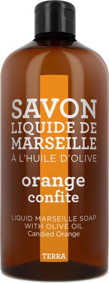 Terra Handzeep refill 'Marseille' (Candied Orange 1 liter)