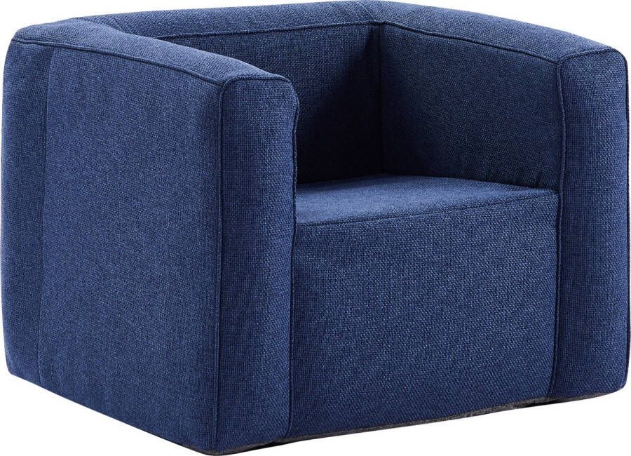 Terracotta Opblaasbare 1-persoons fauteuil Zetel Bank Binnen & Buiten te gebruiken Blauw