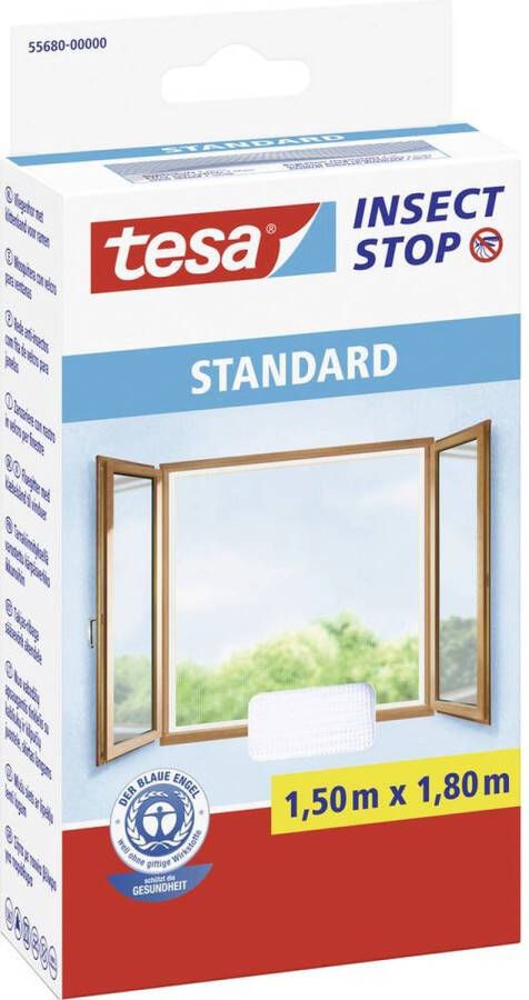 Tesa vliegenhor standaard voor ramen (l x b) 1500 mm x 1800 mm Wit