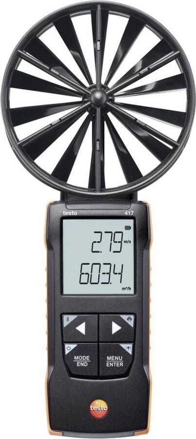 Testo 417-2 Windmeter 0.3 tot 20 m s